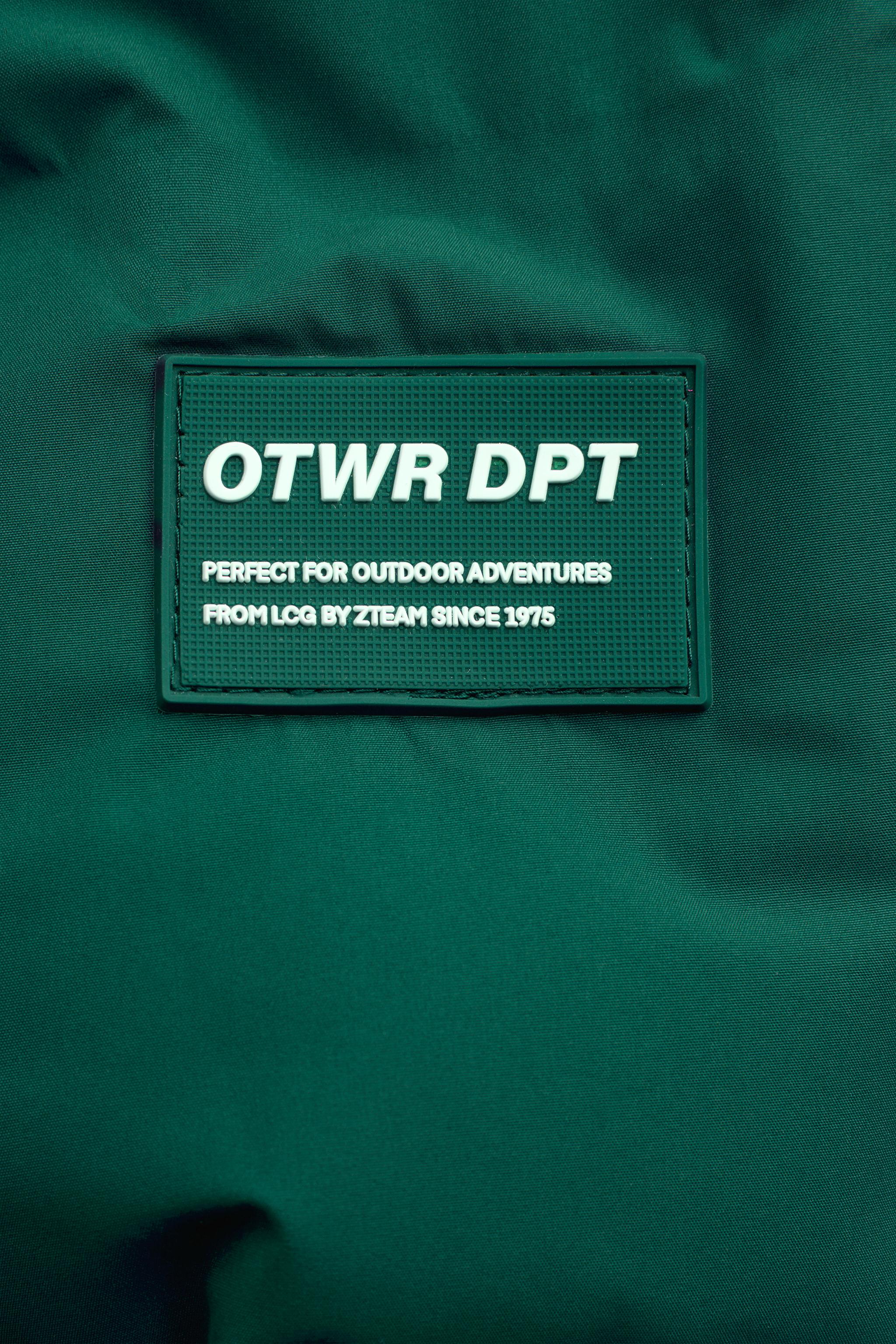 WATER REPELLENT LABEL PUFFER COAT